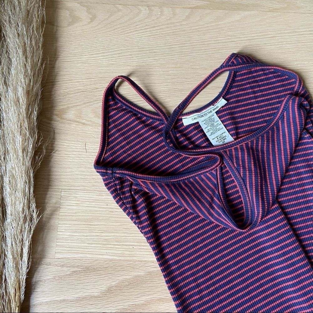 Caution To The Wind | Ribbed Mini Dress - Picture 3 of 8